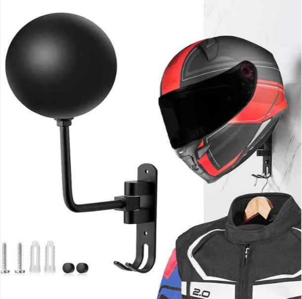 Soporte para casco de moto