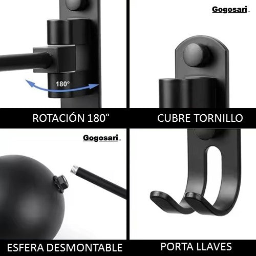 Soporte para casco de moto